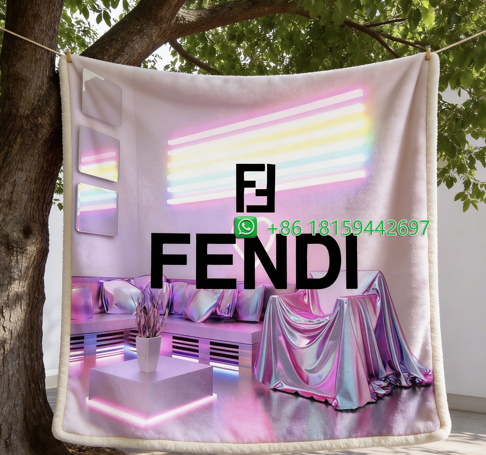 Fendi Throw Blankets